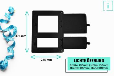 Innbee® Revisionstür 375x275 Backofentür Gusseisen Räucherei Ofentür Kacheltür